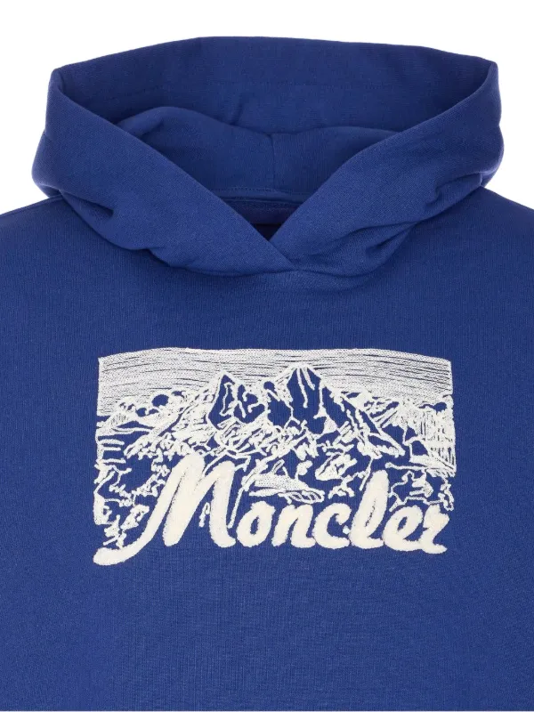 moncler fragment hoodie フーディ ブルー L 7 Moncler Fragment Hiroshi Fujiwara Hoodie | The Webster