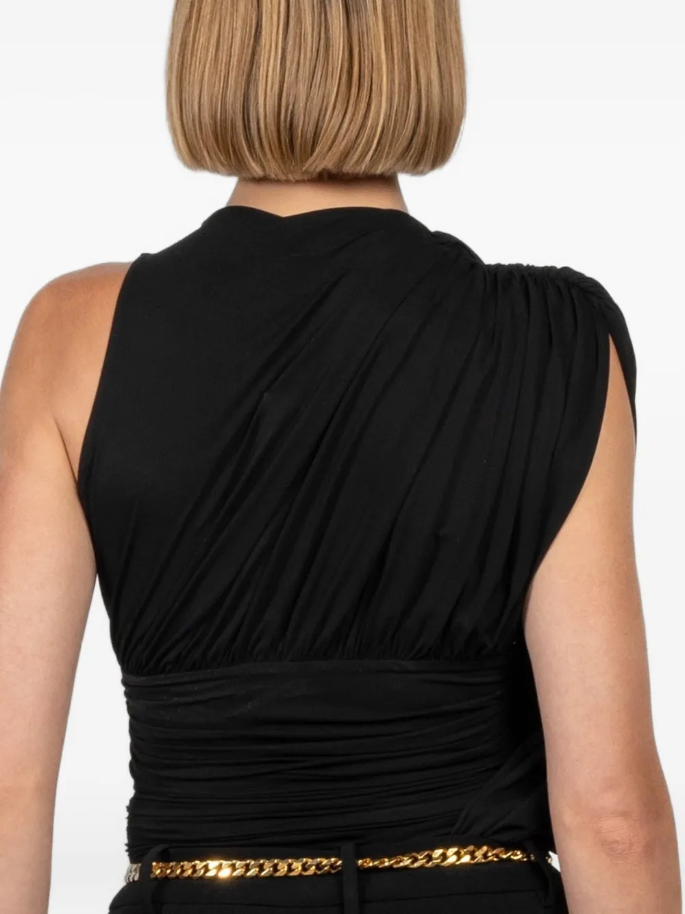 Magda Butrym Draped Top In Black