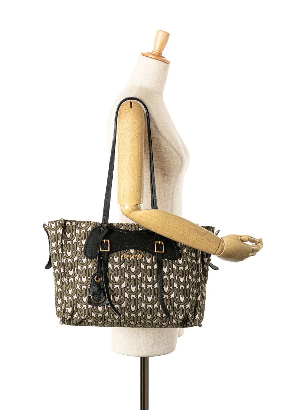 Miu Miu Pre-Owned 2000-2025 Canvas Monogram tote bag | Pre-Owned | Image 2