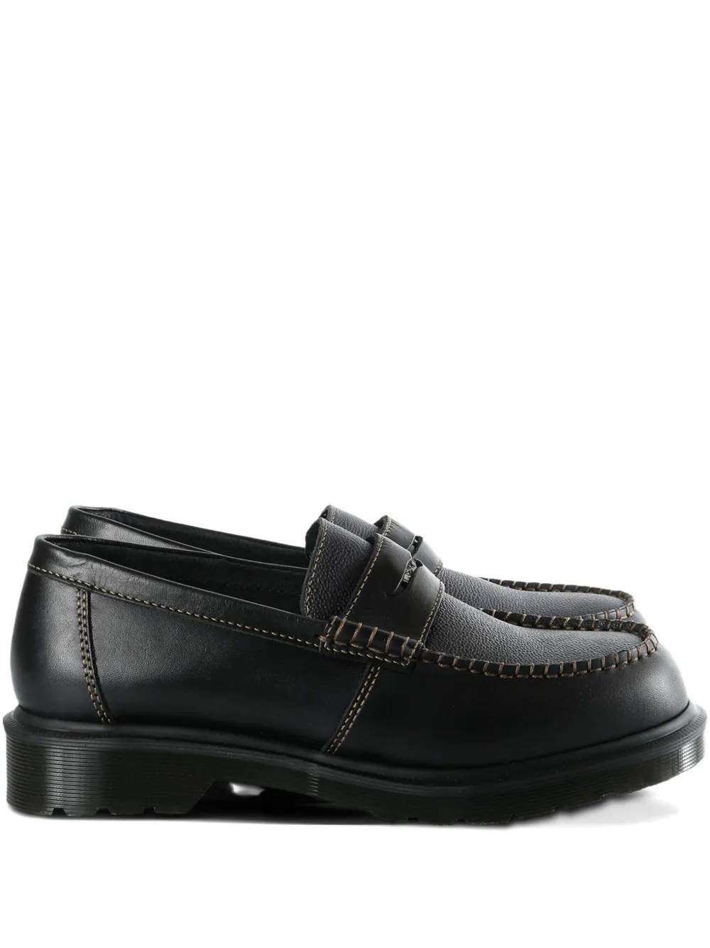 Dr. Martens' Penton Penny Loafers In Black