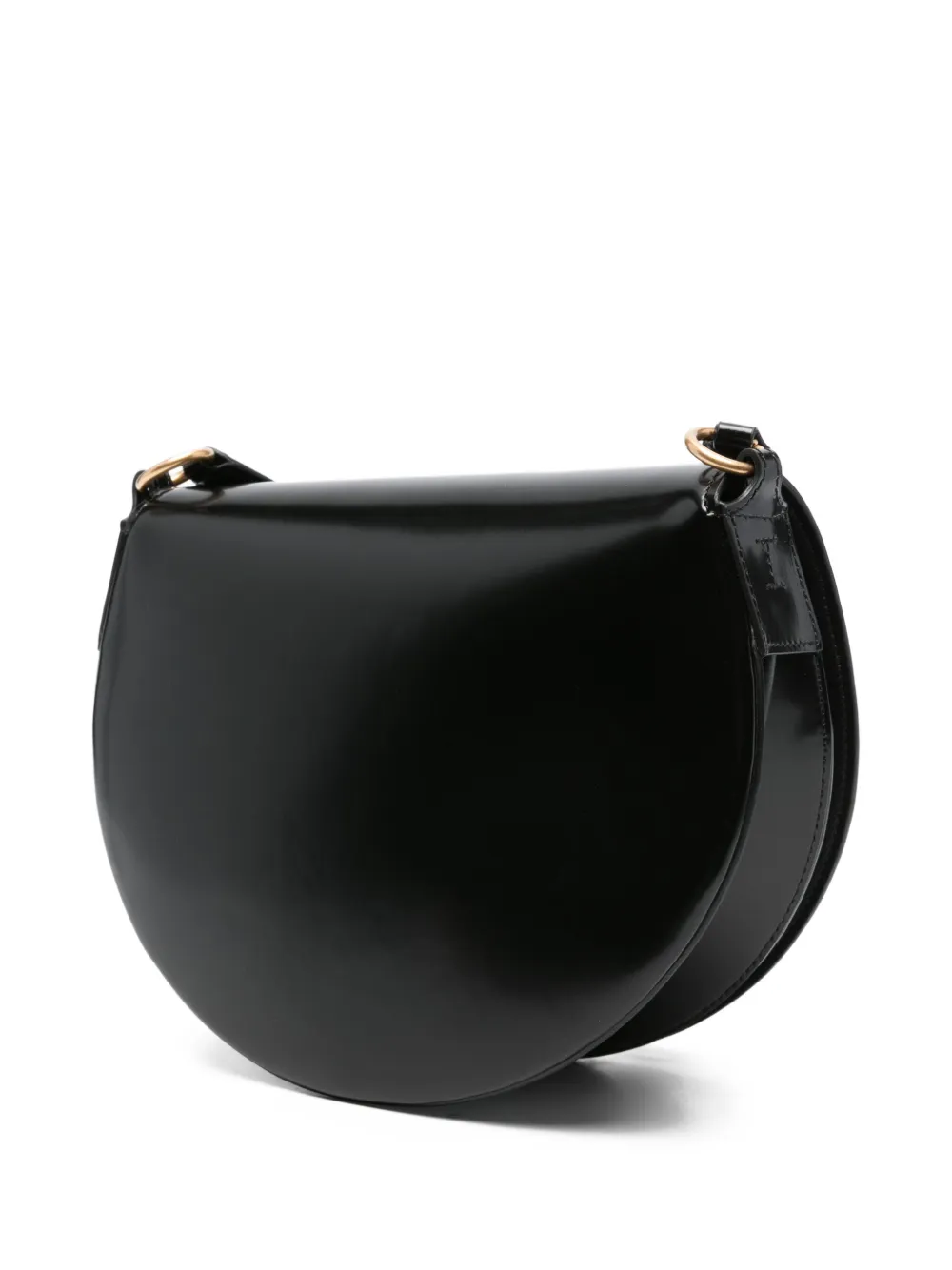 Wandler Kate Half-moon Satchel Bag In Black