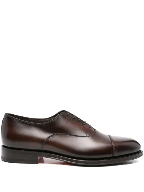 Santoni leather Oxford shoes