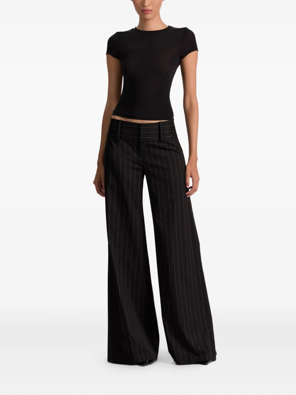 alice + olivia Olivia pinstriped trousers | Flared & Bell-Bottom Pants | Image 2