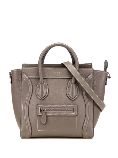 Céline Pre-Owned 2019 Nano Leather Luggage Tote satchel