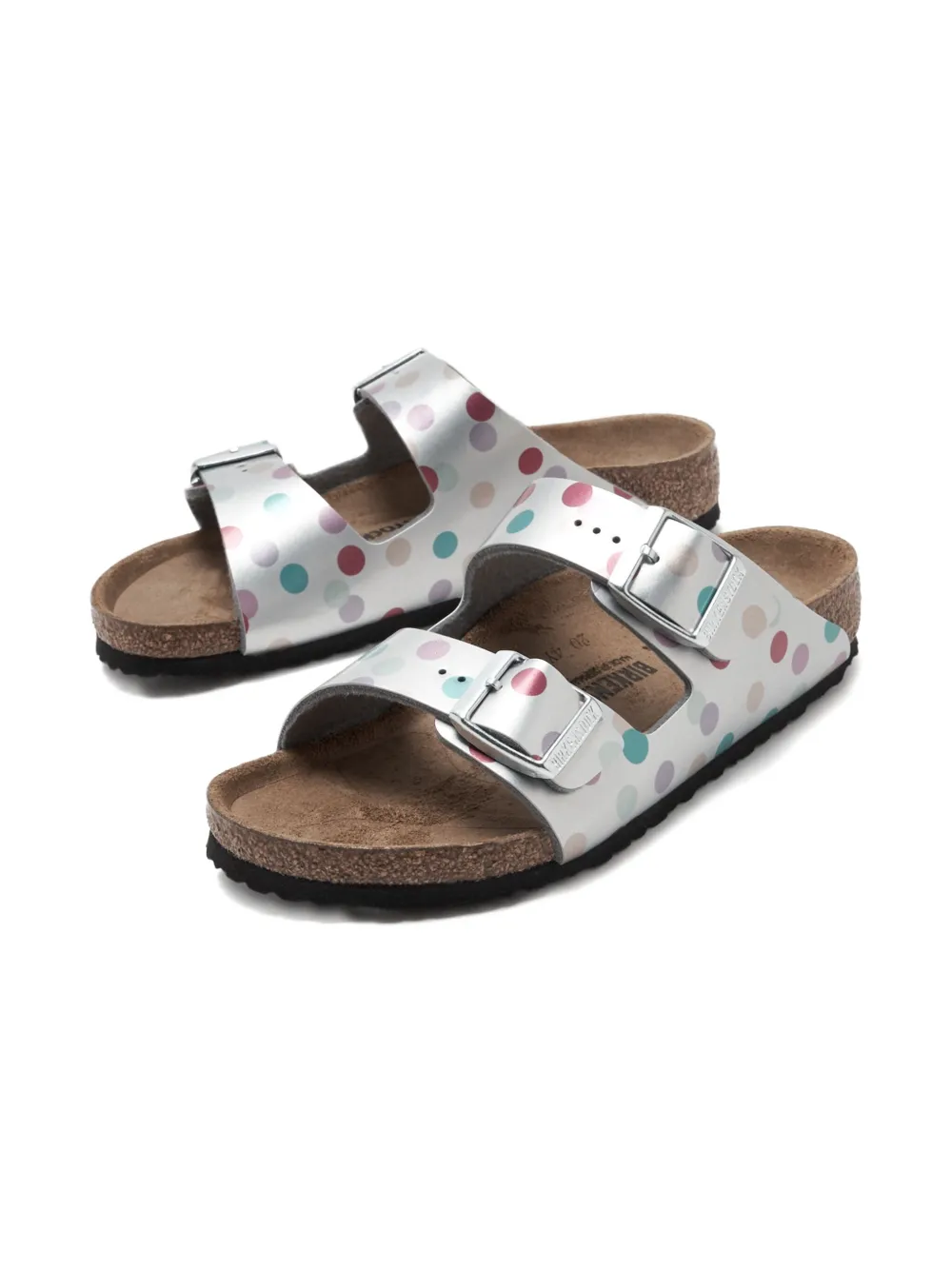 Birkenstock Kids Arizona sandals Silver
