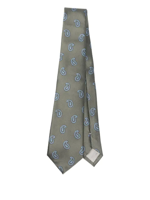 Giorgio Armani paisley-print silk tie