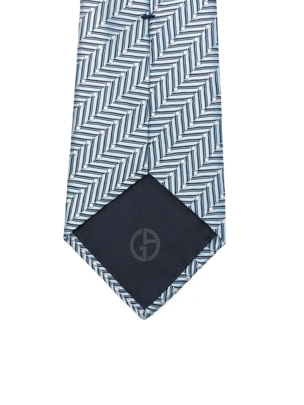 Giorgio Armani Zijden stropdas Blauw