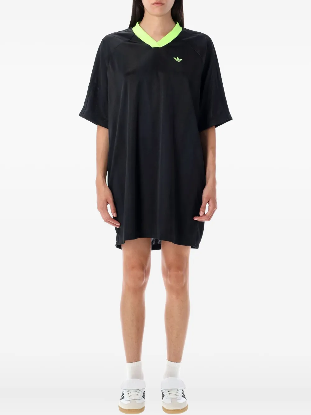 adidas Adicolour Football T-shirt dress Zwart