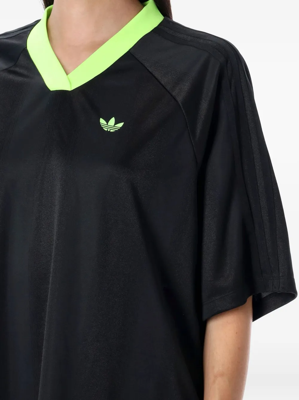 adidas Adicolour Football T-shirt dress Zwart