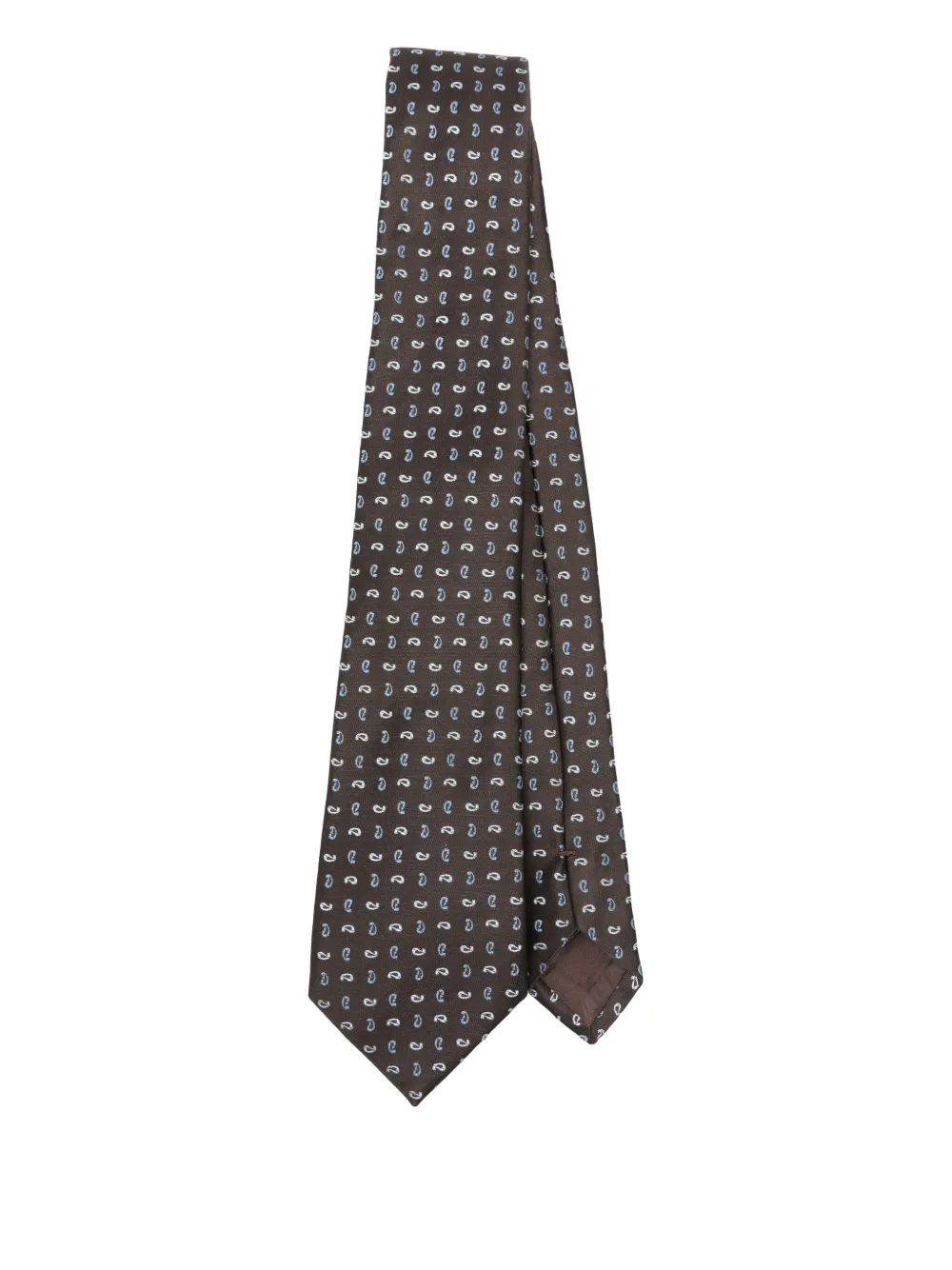 Giorgio Armani Stropdas met paisley-print Bruin