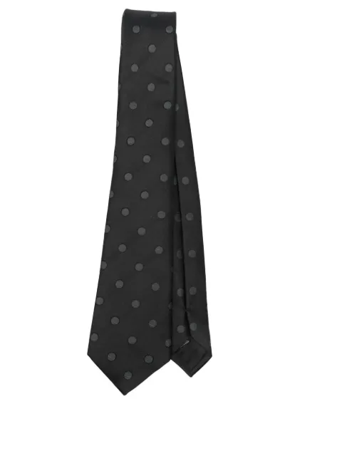 Giorgio Armani polka-dot silk tie