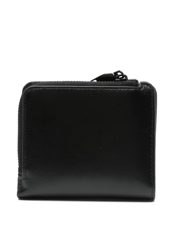 Diesel Holi-D logo-plaque zip-around Wallet | Black | FARFETCH UK