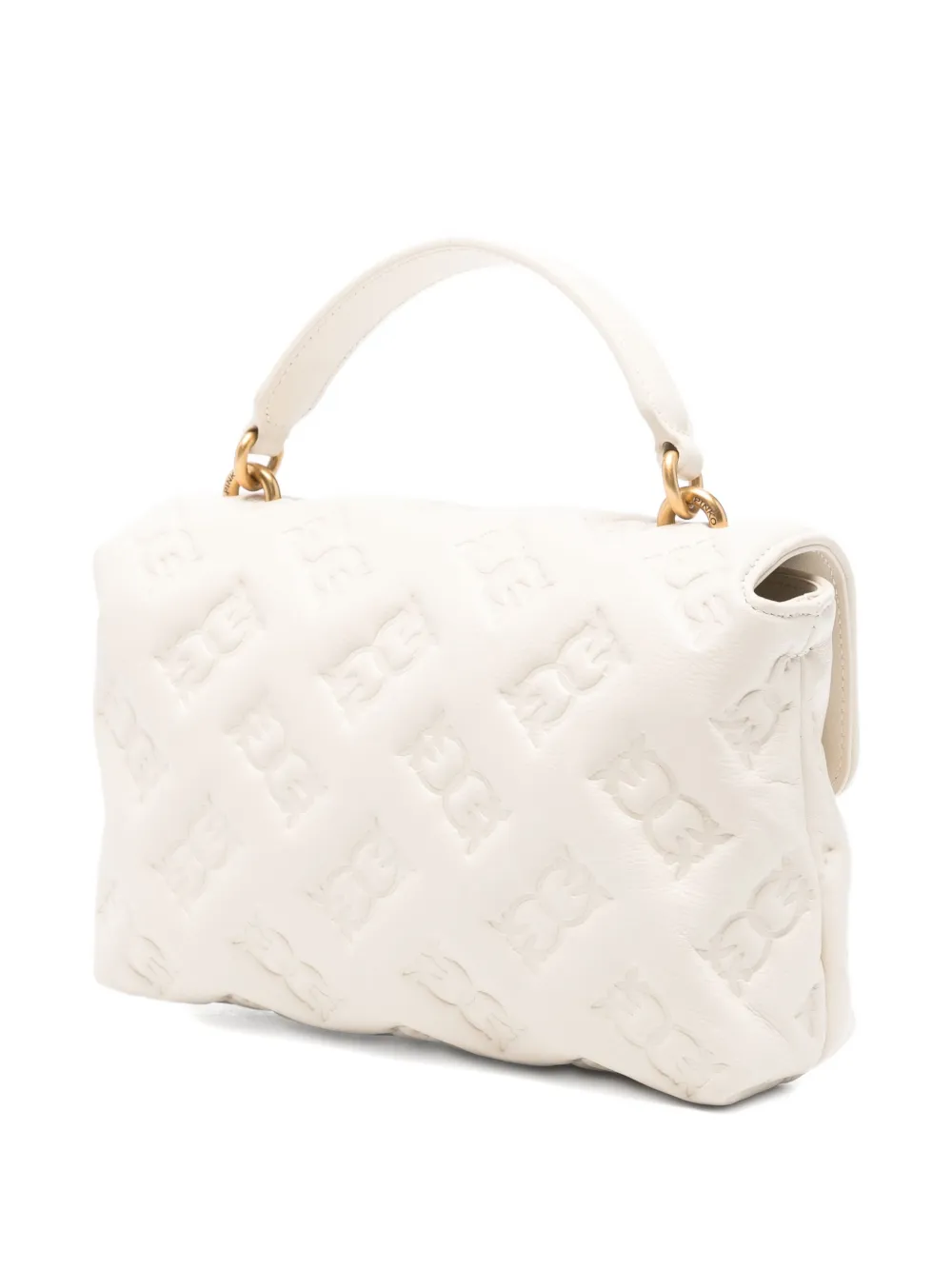 Pinko Mini Love Lady Tote Bag In White