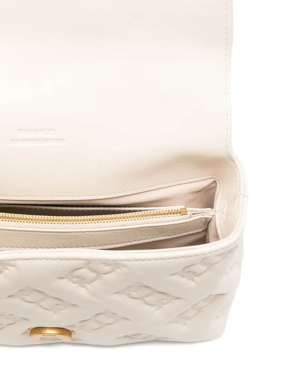 Pinko Mini Love Lady Tote Bag In White