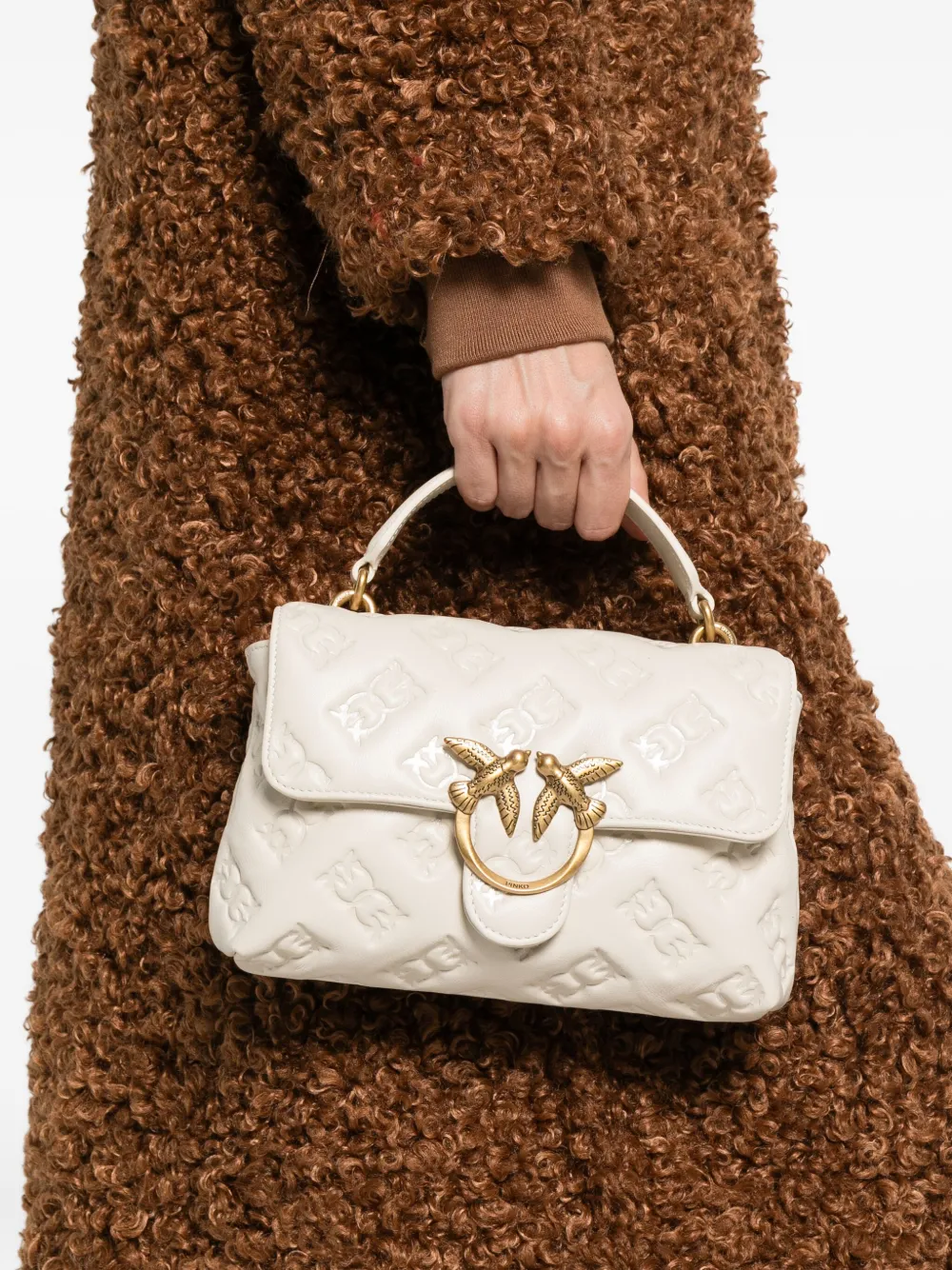 PINKO Love Lady mini-tas - Wit