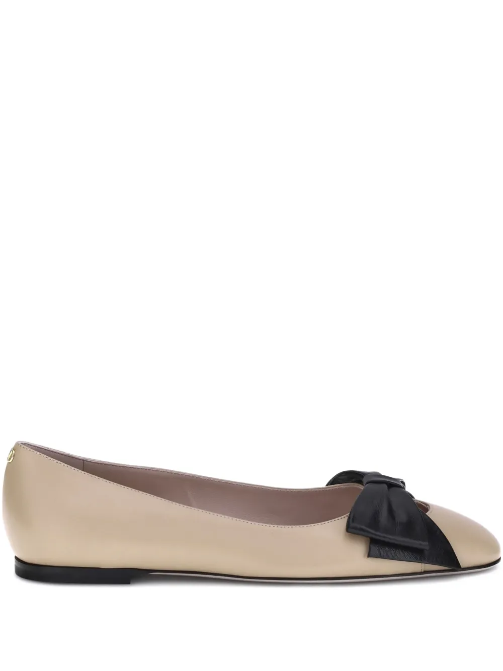 Valentino Garavani bow-embellished ballet flats Neutrals