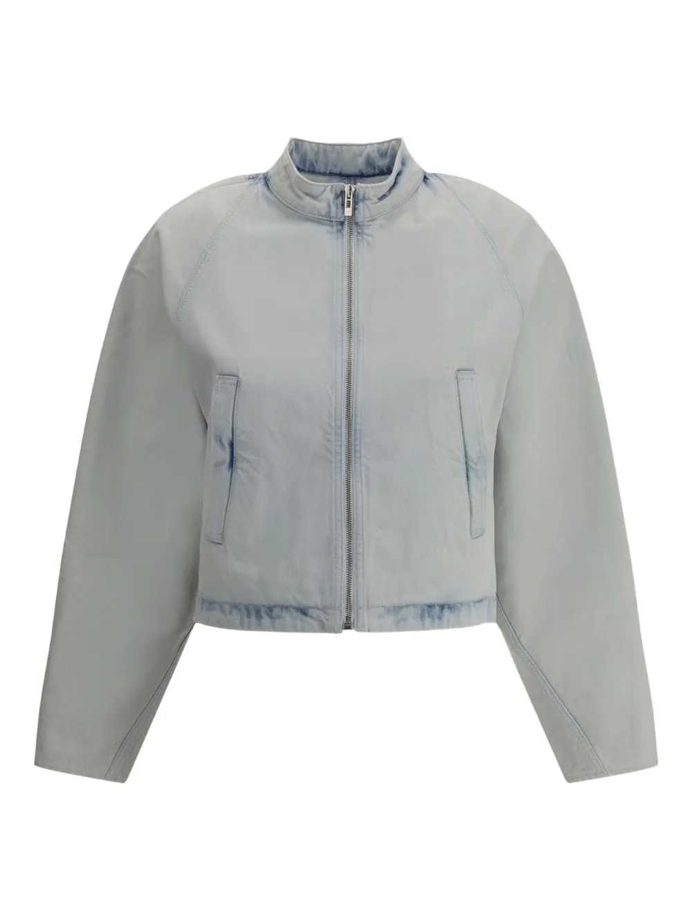 Alaïa belted zip-front jacket | Blue | Image 1