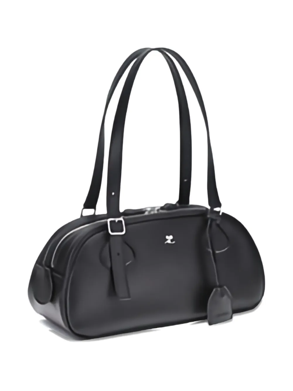 Courrèges FRIDAY MEDIUM LEATHER BAG - Zwart