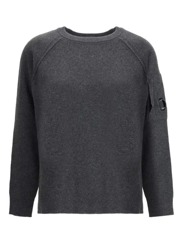 C.P. Company Raglan-sleeve Sweater in Grey