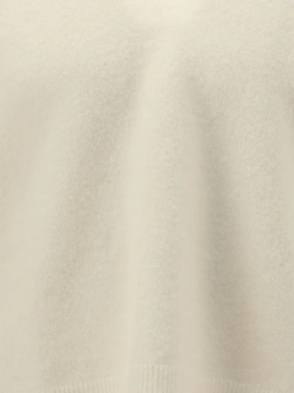 Rick Owens Geribbelde trui met V-hals 11 MILK