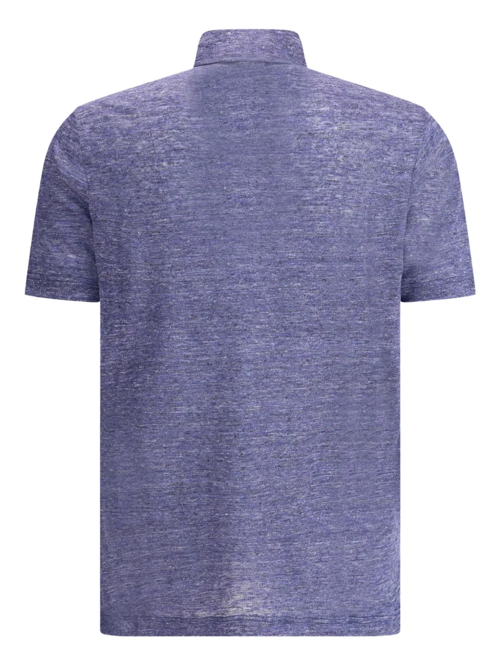Loro Piana jersey linen polo shirt - Blauw