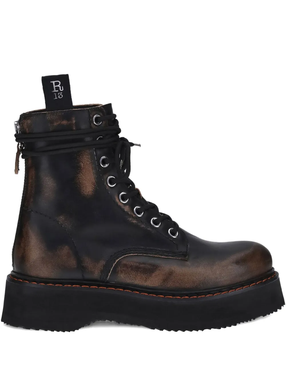 lace-up platform boots