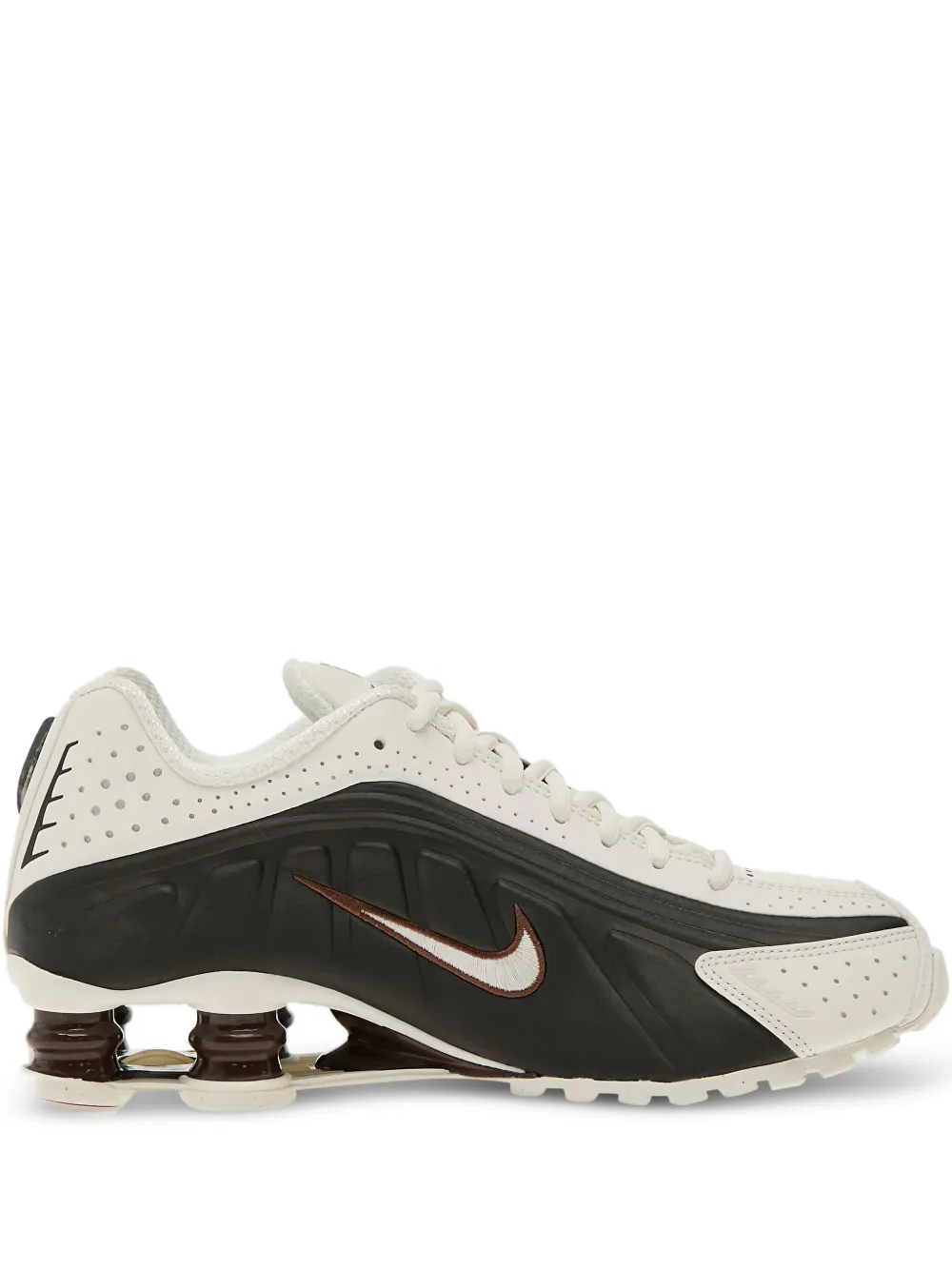 Nike Air Superfly perforated leather low-top sneakers Green