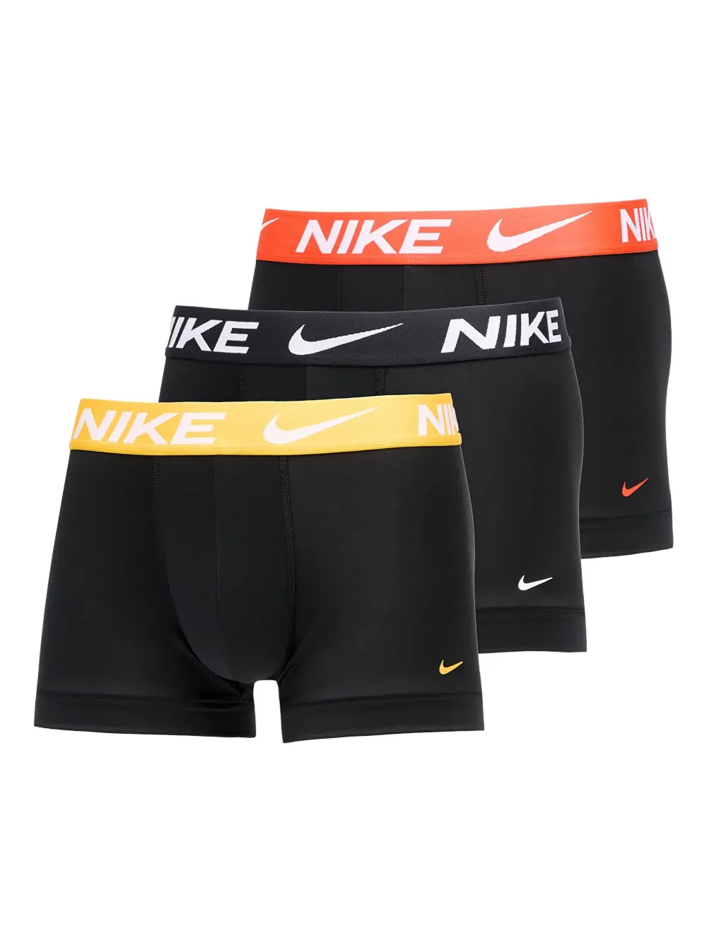 Nike Dri-FIT logo-waistband boxers (pack of thee) Zwart