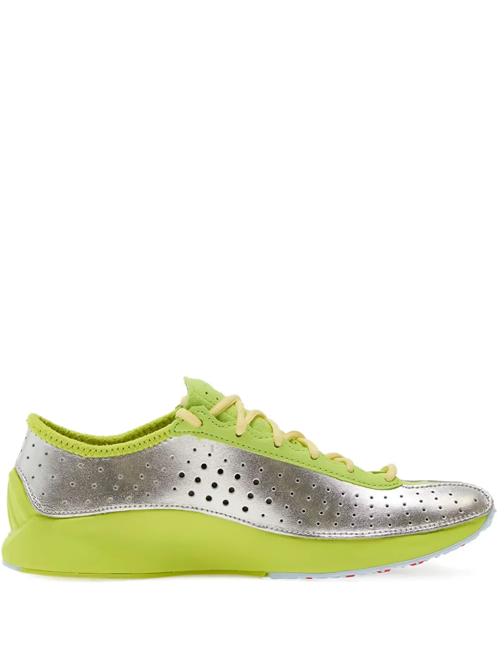 Nike Air Superfly perforated leather low-top sneakers Green