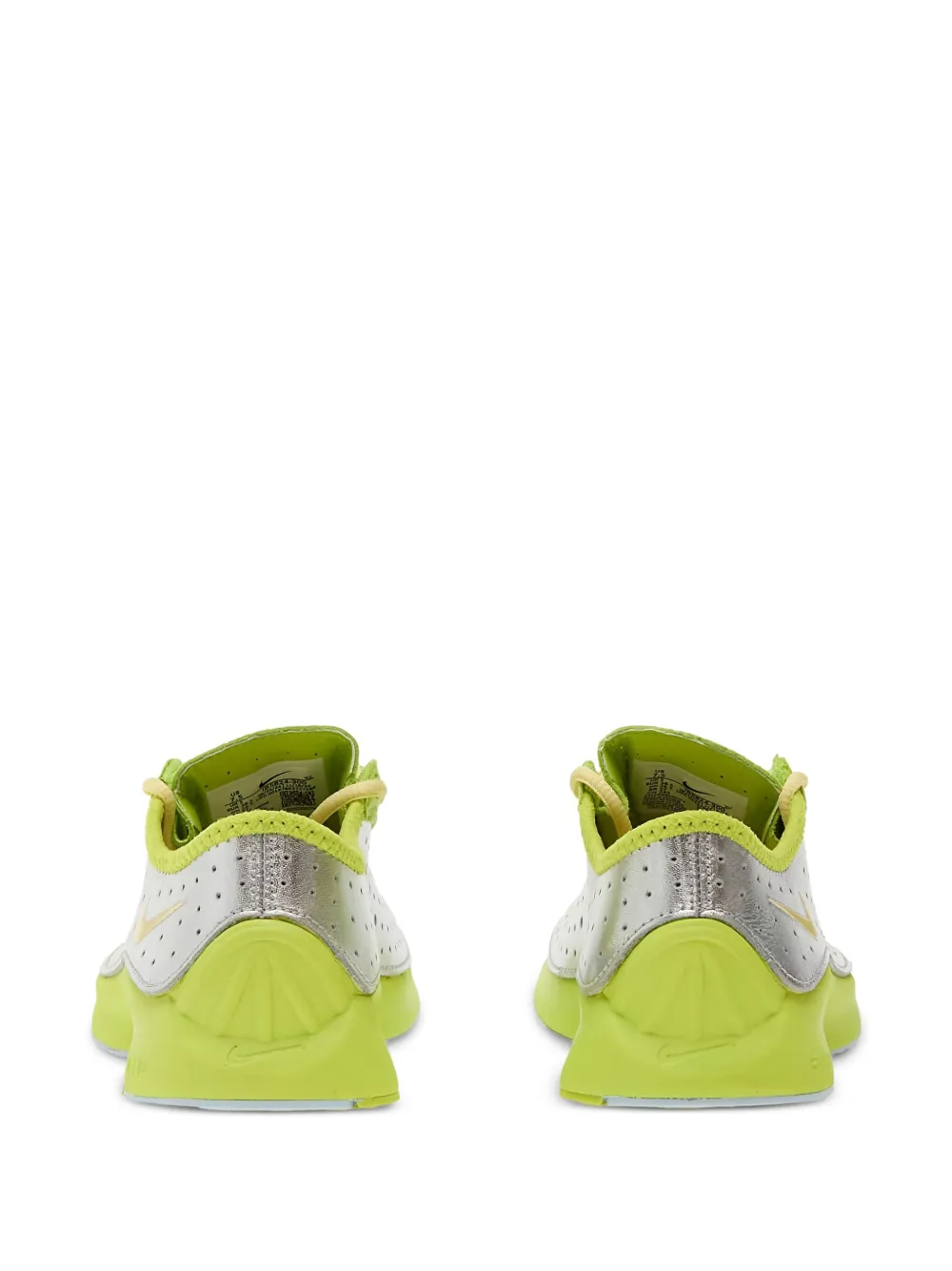 Nike Air Superfly perforated leather low-top sneakers Green