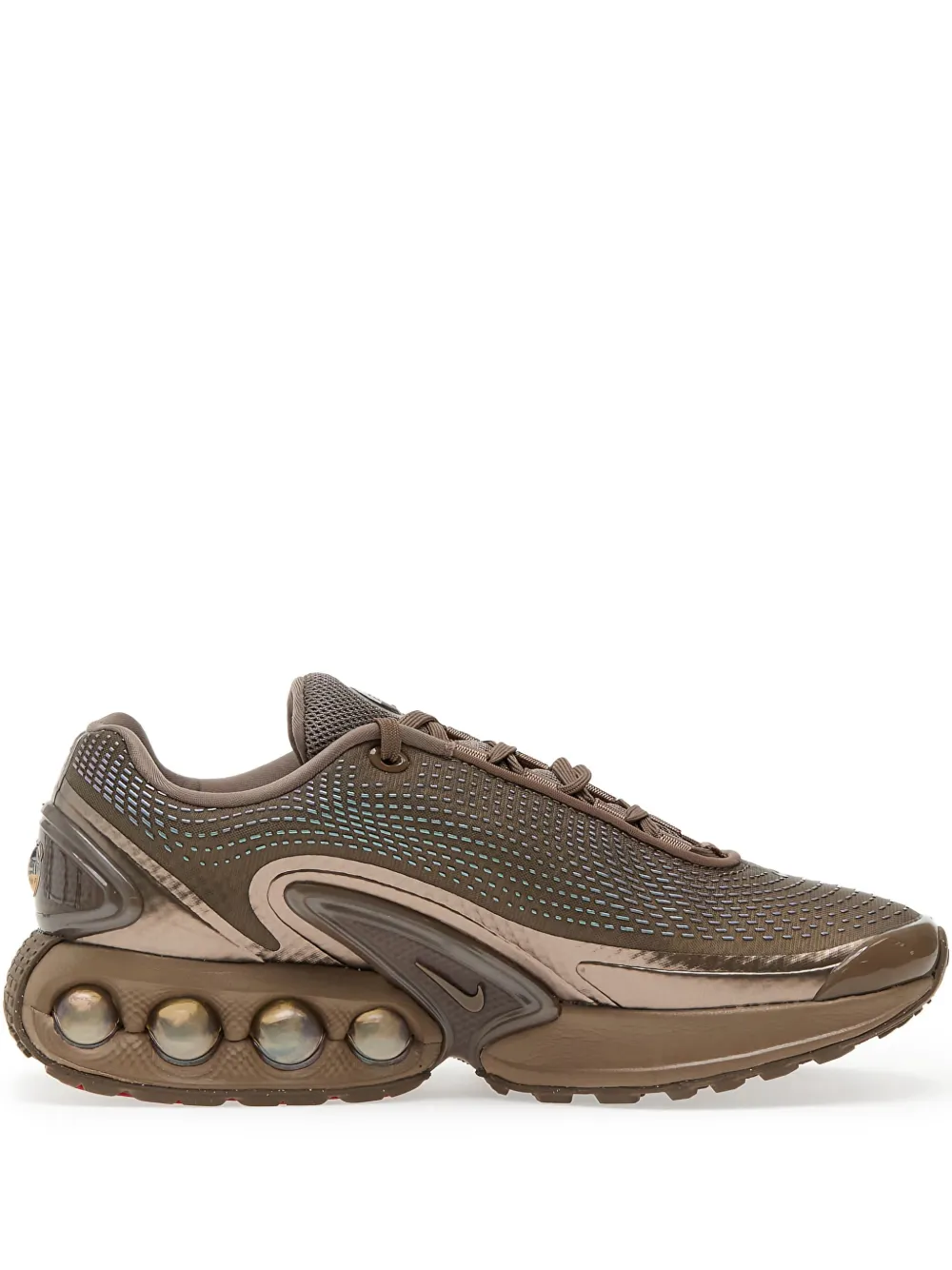Nike Air Superfly perforated leather low-top sneakers Green