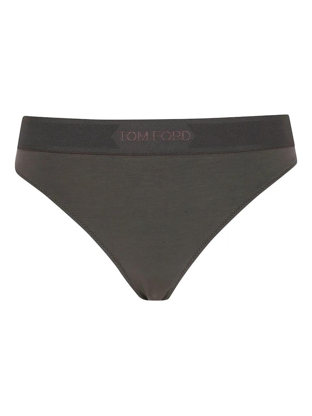 TOM FORD logo-waistband thong Groen