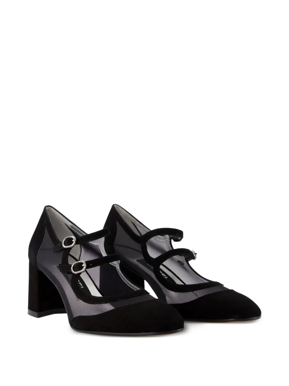 Carel Paris Alicenight pumps met dubbele gesp Zwart