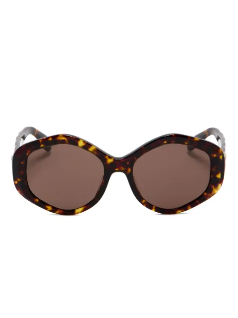 Tory Burch lentes de sol con armazón geométrica