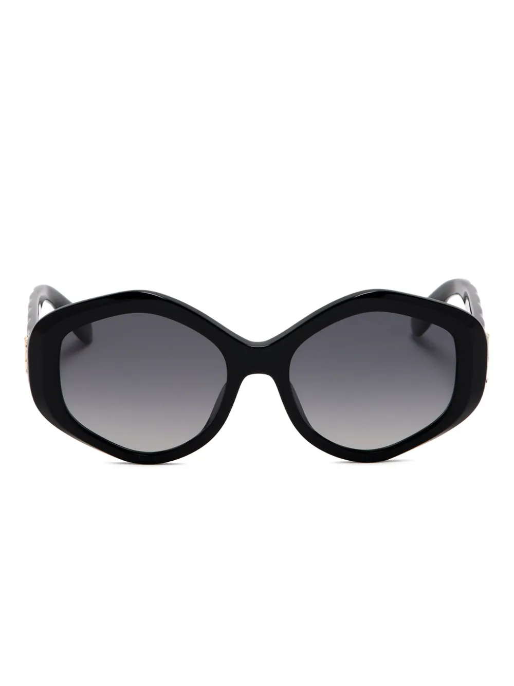 Tory Burch geometric-frame sunglasses - ブラック Tory Burch geometric-frame sunglasses - ブラック