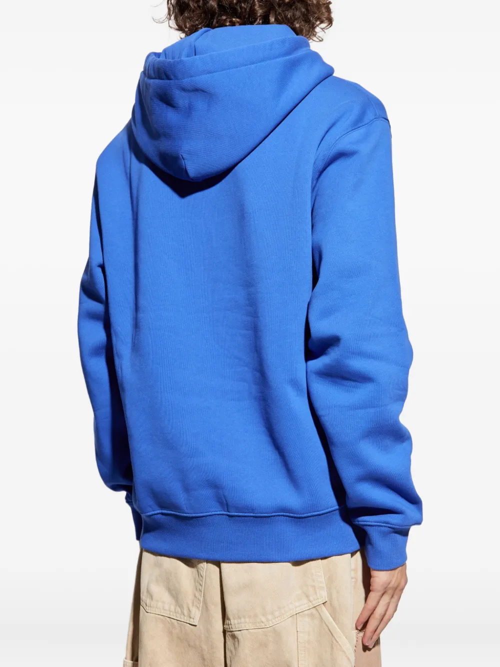 Versace Jeans Couture Hoodie met logoprint Blauw