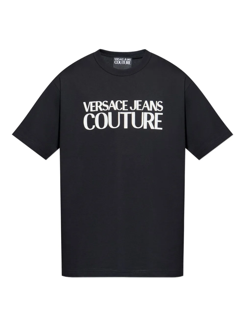 Versace Jeans Couture T-shirt met logoprint Zwart