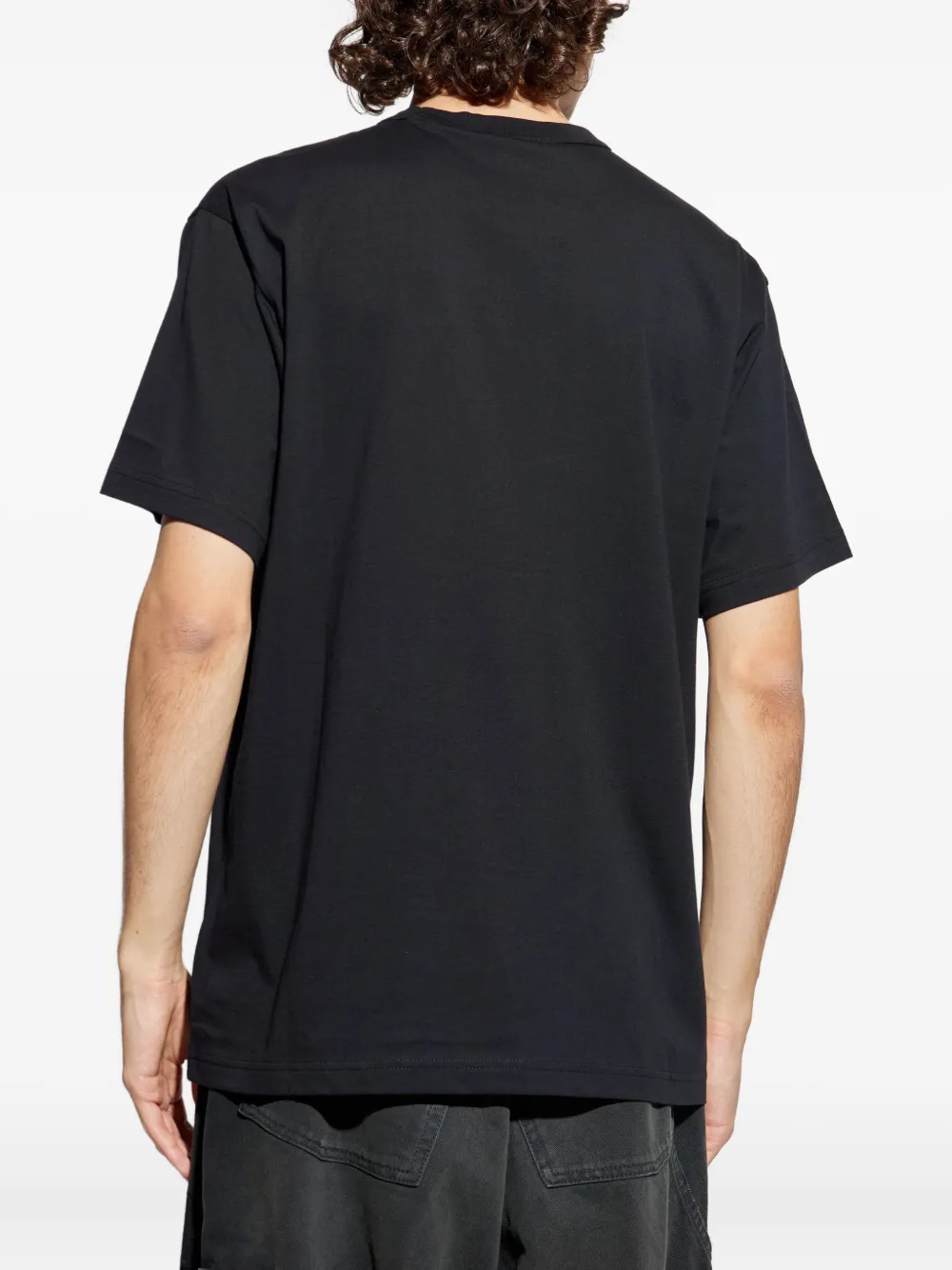 Versace Jeans Couture T-shirt met logoprint Zwart
