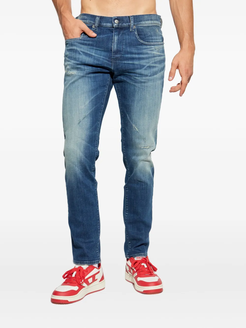 Diesel D-Strukt jeans Blauw