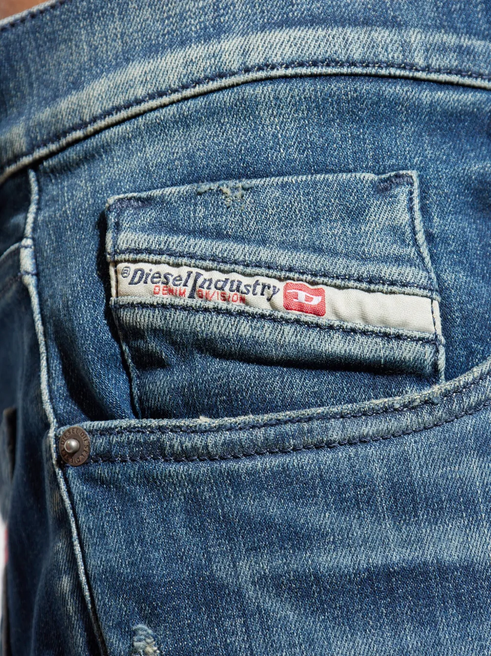Diesel D-Strukt jeans Blauw