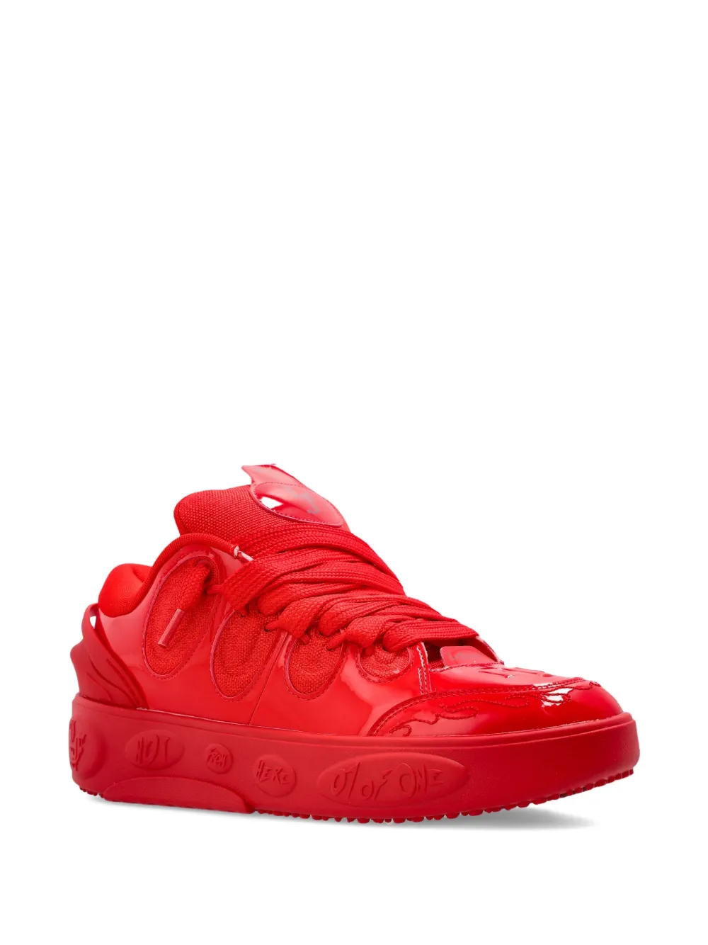 PUMA x Lafrancé Lamelo Ball sculpted-panel sneakers Red