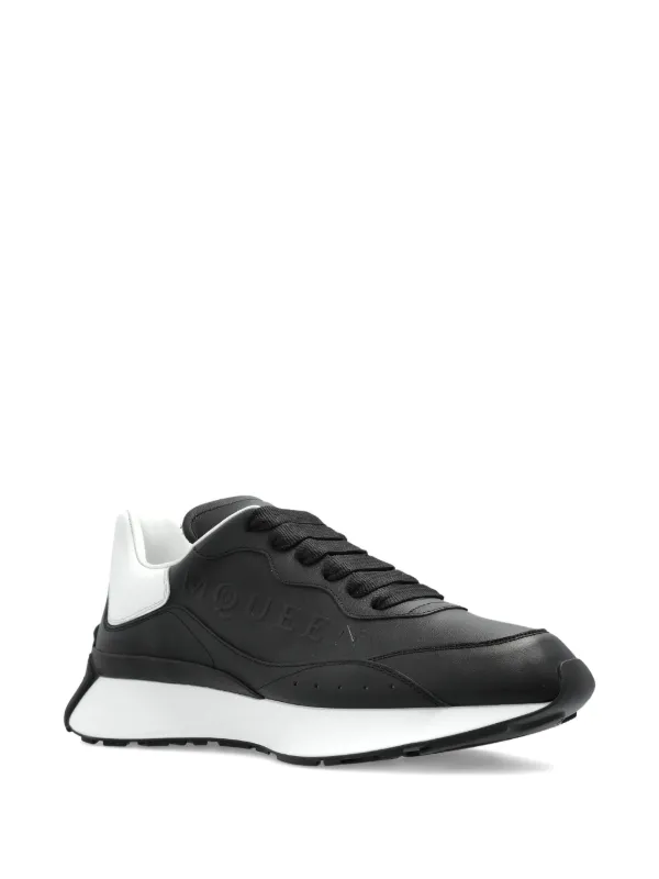 Alexander McQueen ロゴ レザースニーカー | ブラック | FARFETCH JP Alexander McQueen ロゴ レザースニーカー | ブラック | FARFETCH JP