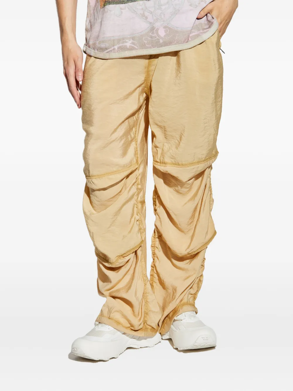Diesel P-Daily gelaagde broek met trekkoord Beige