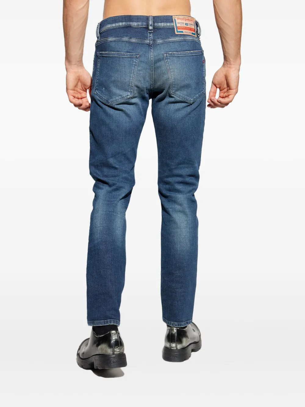 Diesel D-Strukt jeans met vervaagd effect Blauw