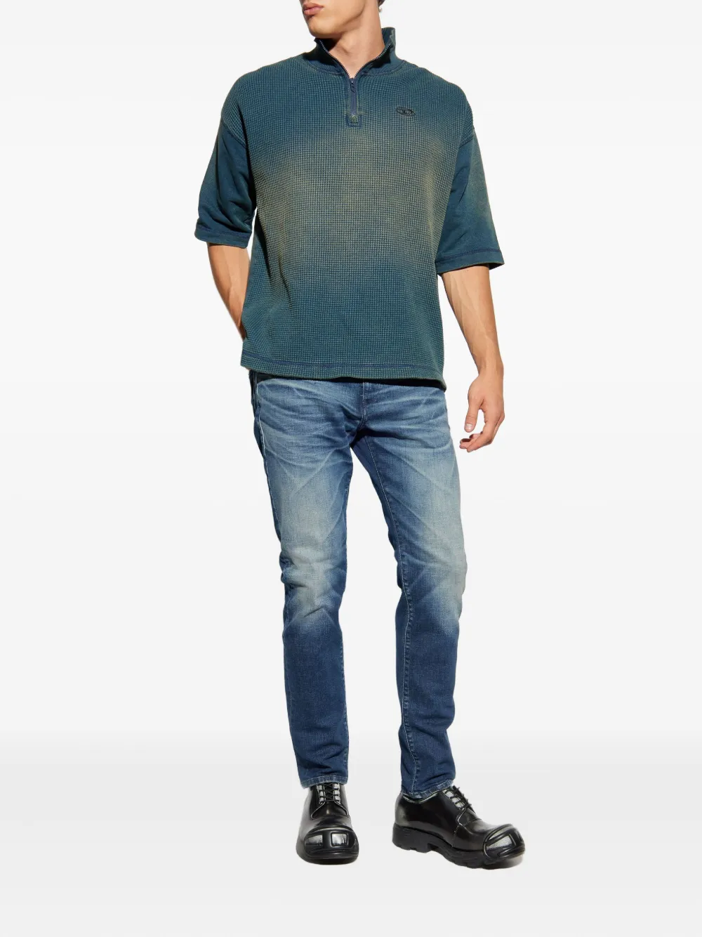 Diesel D-Strukt faded jeans - Blauw