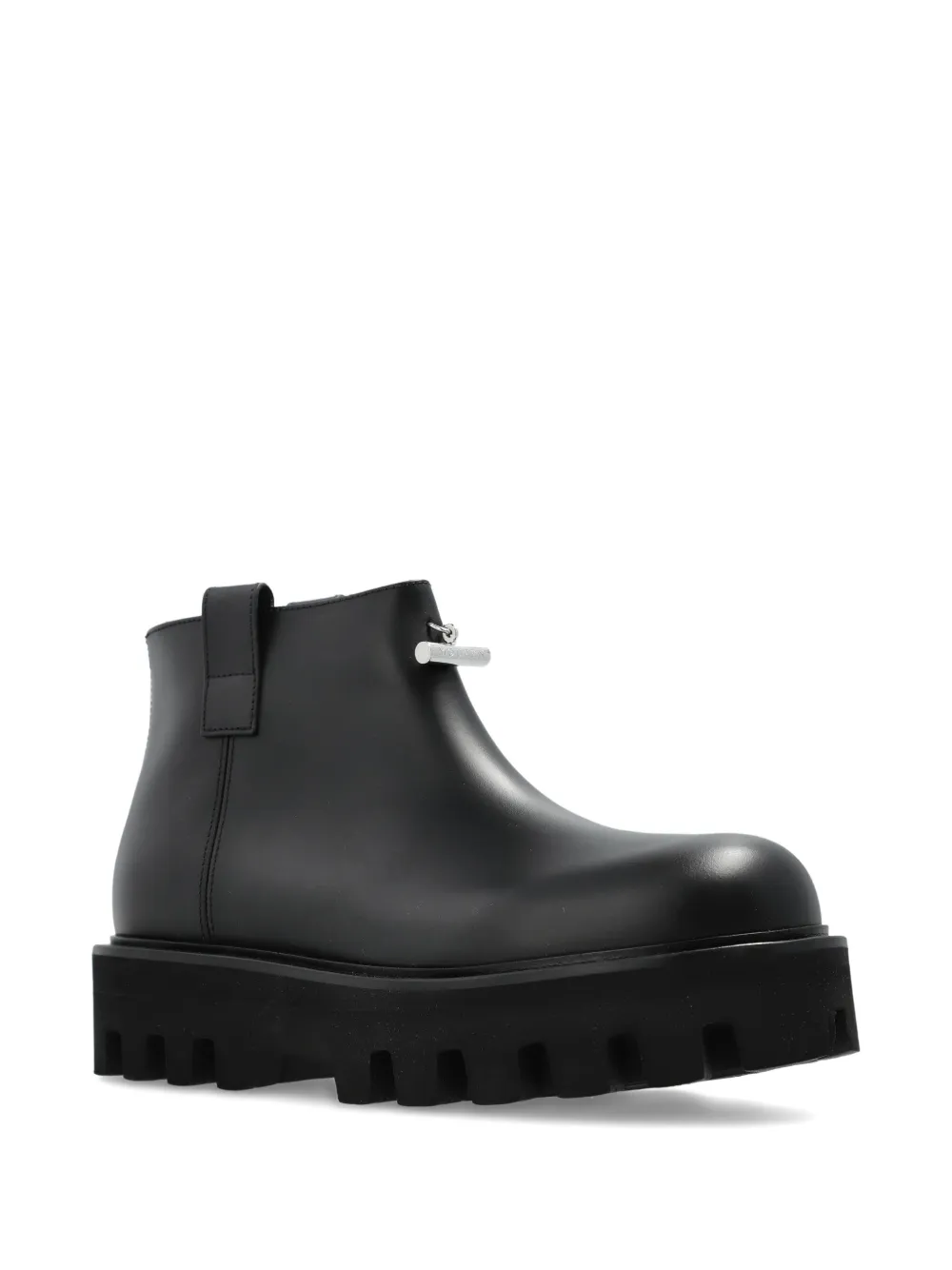 Alexander McQueen zip-fastening lug-sole boots Black