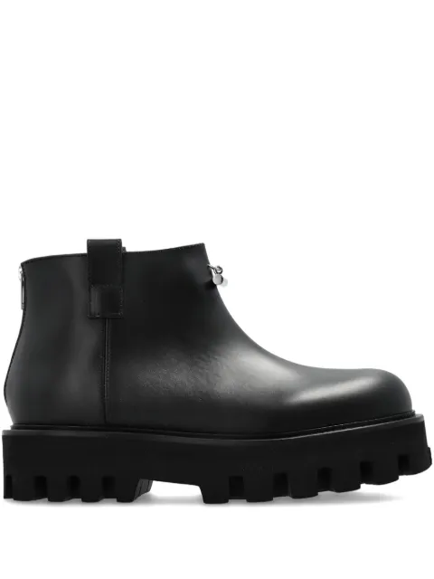 Alexander McQueen zip-fastening lug-sole boots