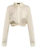 R13 long-sleeve shirt - Neutrals