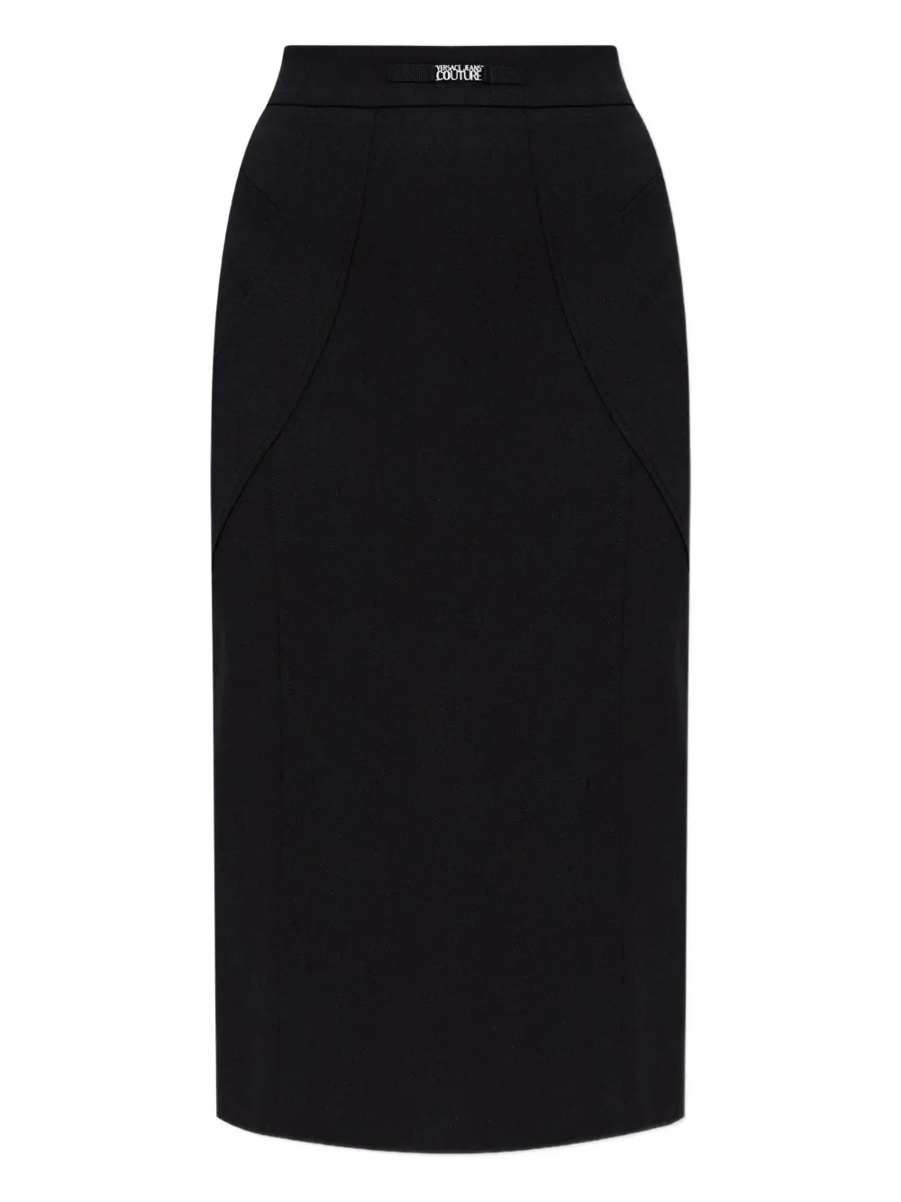 Versace Jeans Couture waistband-detail pencil skirt Zwart