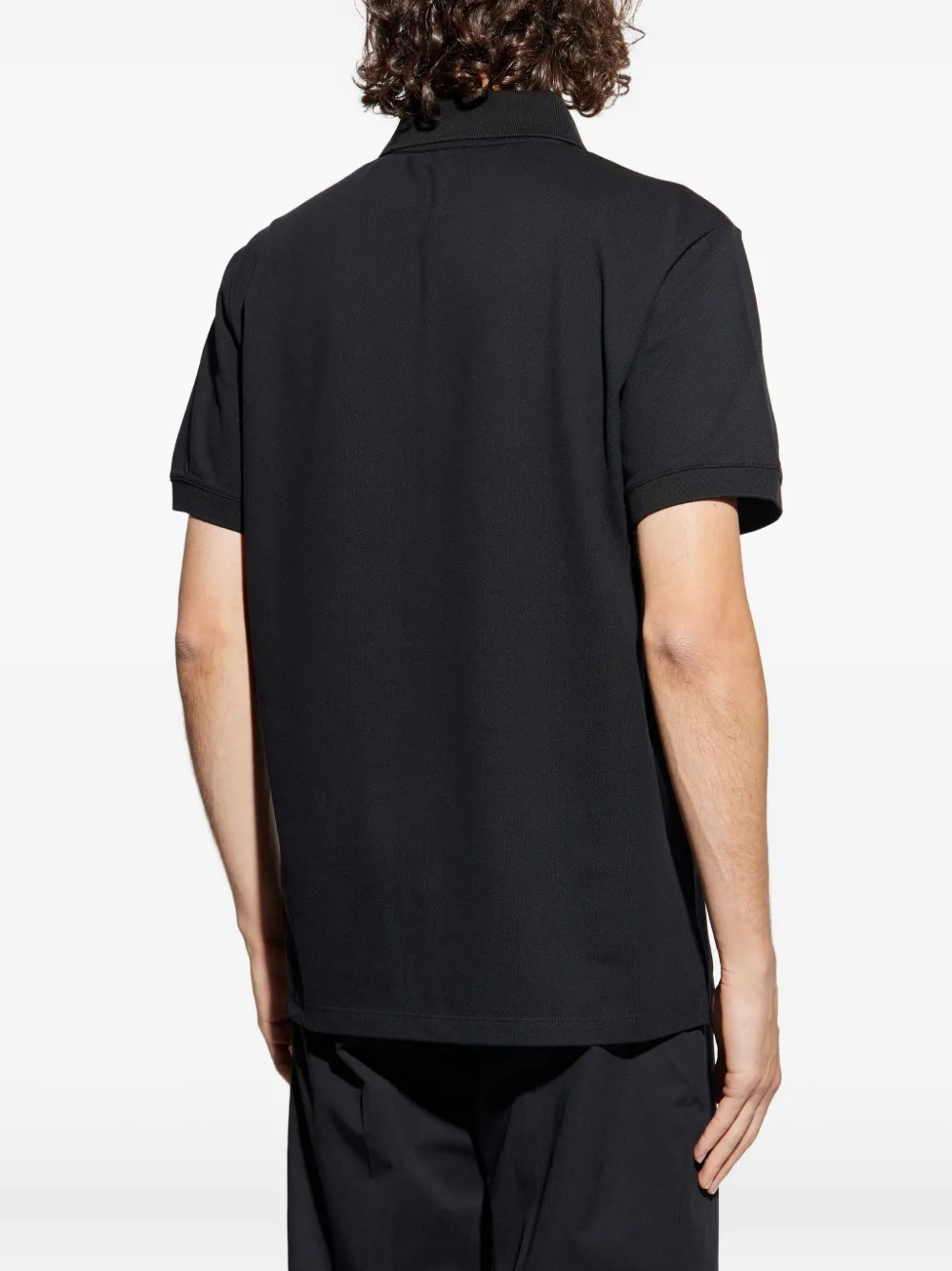 Alexander McQueen Poloshirt verfraaid met logo Zwart